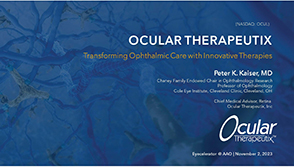 Eyecelerator 2023: Ocular Therapeutix Presentation